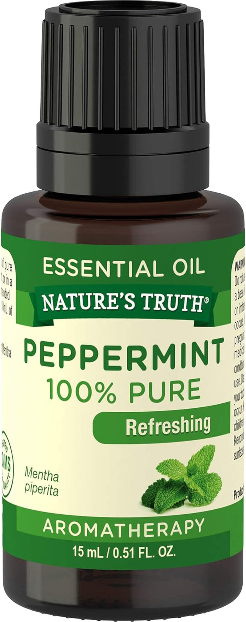 Aromatherapy 100% Pure Essential Oil, Peppermint, 0.51 Fluid Ounce